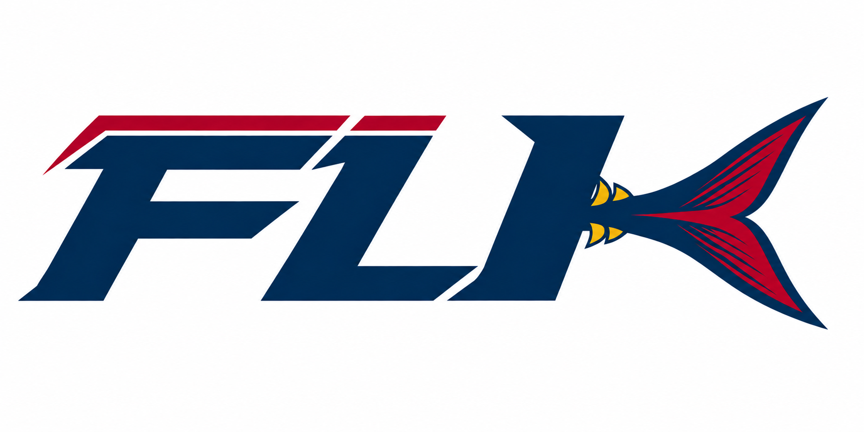 FLK tuna tail logo